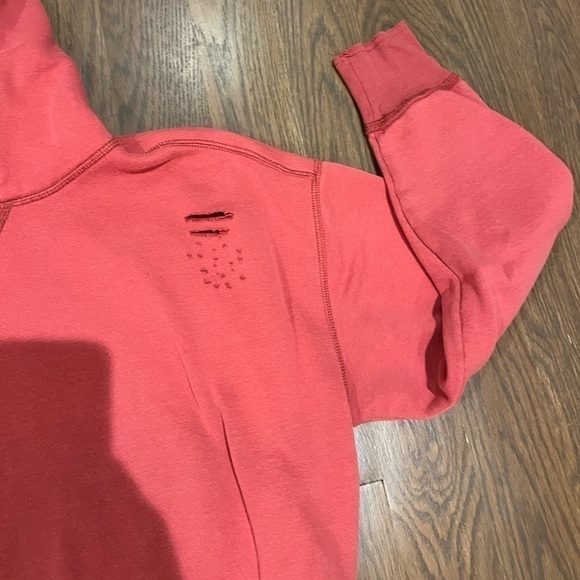 Hollister Pink Oversized Pull On Hoodie Size Medium K y2k - Picture 3 of 7
